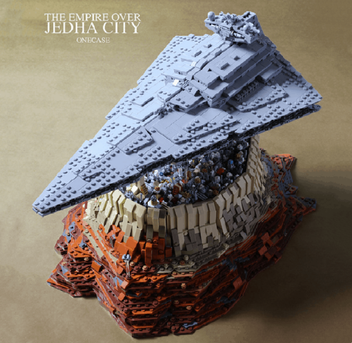 Mould King 21007 18961 Empire Over Jedha Space Ship Building Blocks 7