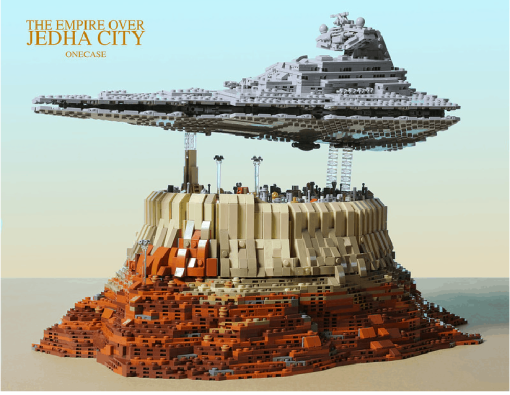 Mould King 21007 18961 Empire Over Jedha Space Ship Building Blocks 8