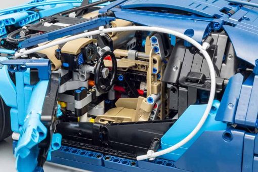 Bugatti Chiron Technic Super Race Car 42083 Hyper Car 3599 Building Blocks Kids Toy Gift MOC 4