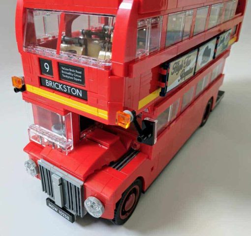 London Bus Ideas Creator Expert Technic Kids Toy Gift Building Blocks 10258 main angle 4
