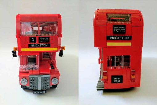 London Bus Ideas Creator Expert Technic Kids Toy Gift Building Blocks 10258 main angle 7