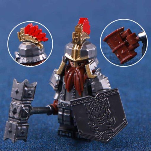 Lord of the rings hobbit dwarf minifigures spike army kids toy gift 10