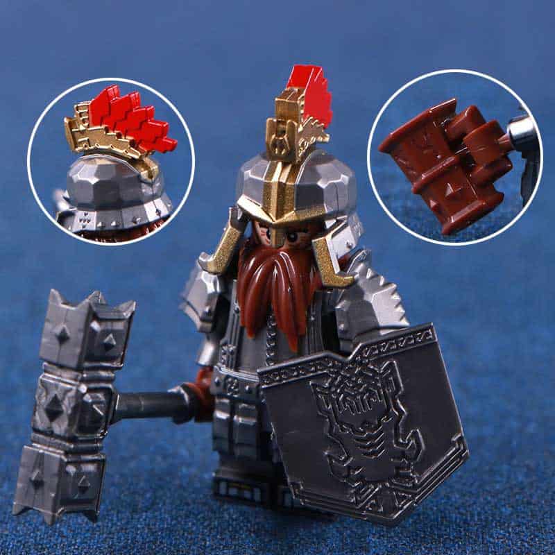 Lord of the Rings Dwarf Minifiguren Lego Fit 