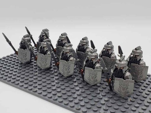 Lord of the rings hobbit dwarf minifigures spike army kids toy gift 5