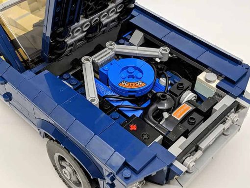 1967 Ford Mustang GT 10265 Race Car Technic building blocks 8
