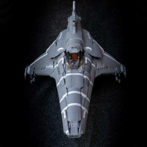 C5178 MOC 9424 Battlestar Galactica Colonial Viper MKVII Star Destroyer UCS building blocks 1