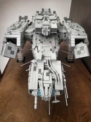 Alien Movie MOC-9803 USCSS Nostromo Xenomorph Space Ship Destroyer UCS ...