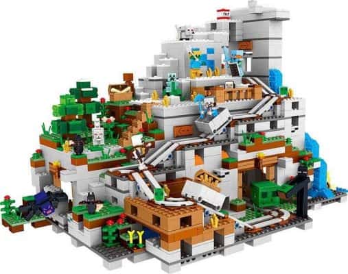 Minecraft The Mountain Cave 21137 Ideas Creator Series 2124Pcs Building ...