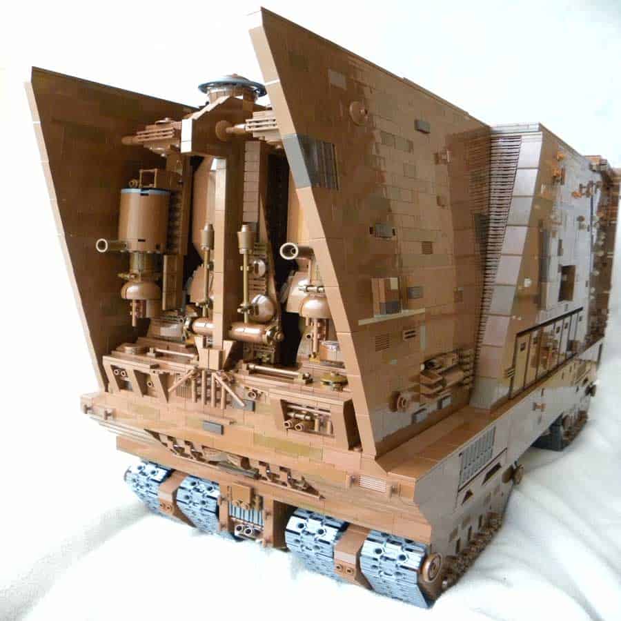 Mould King Star Wars Mandalorian Jawas Sandcrawler 21009 UCS Full Interior  13168Pcs Building Blocks Kids Toy Gift 75292