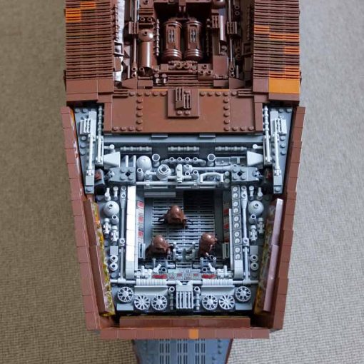 Mould King Sandcrawler 21009 Star Wars Mandalorian Jawas UCS builing blocks 5