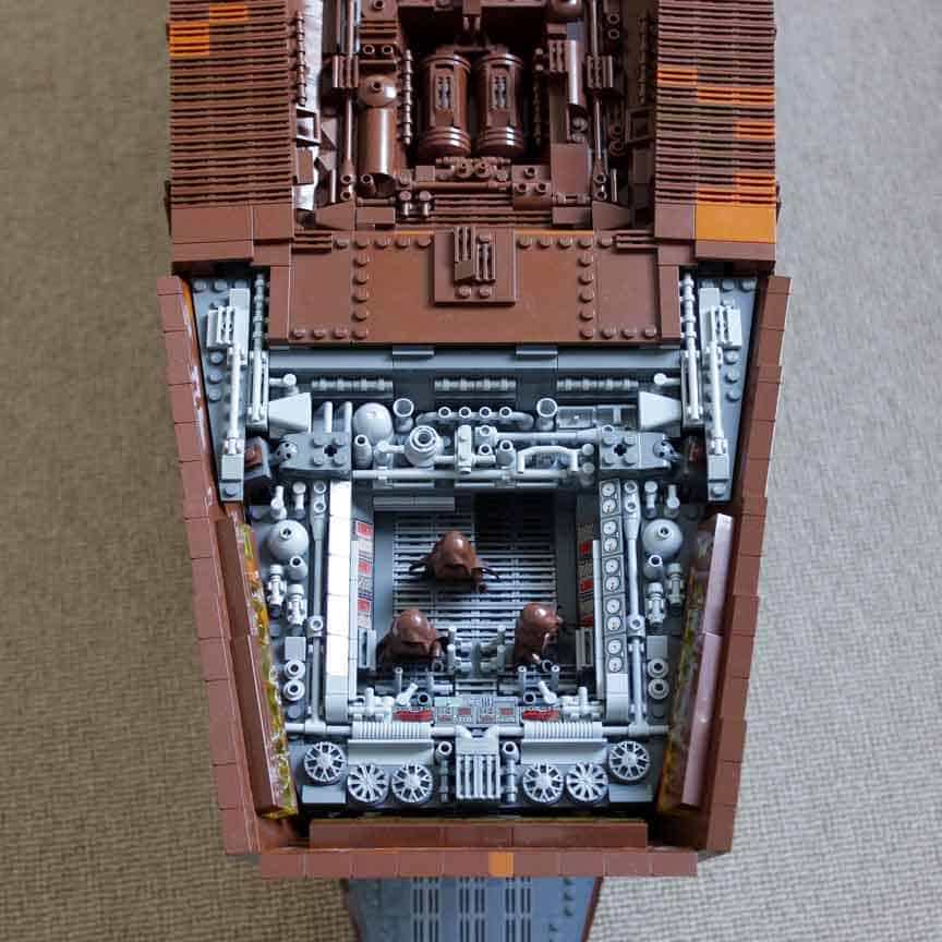 Mould King Star Wars Mandalorian Jawas Sandcrawler 21009 UCS Full Interior  13168Pcs Building Blocks Kids Toy Gift 75292