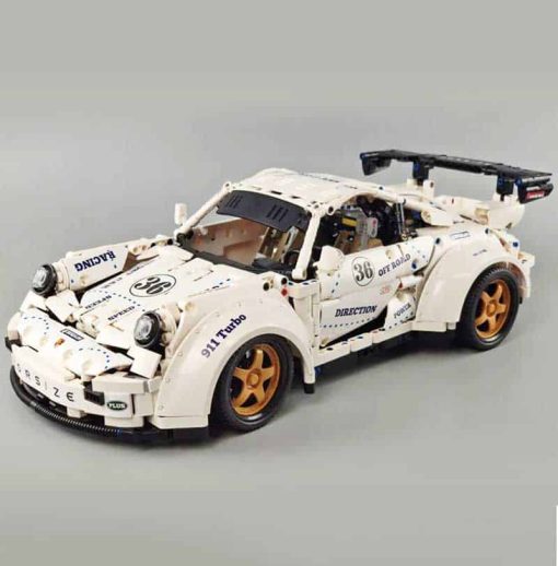 Porsche 911 Widebody Super Racing Car 1:8 Technic Building Blocks