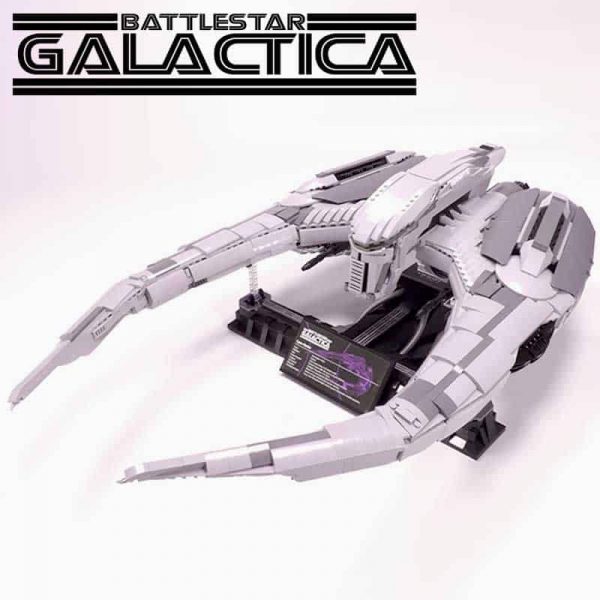 Battlestar Galactica Cylon Raider Colonial Star Destroyer MOC-12653 Building blocks
