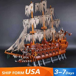 King 83015 Pirates of the Caribbean Flying Dutchman Davy Jones Ship Building Blocks