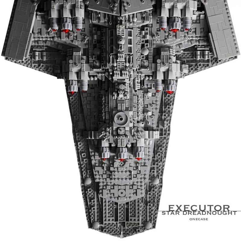 Mould King 13134 Star Ship Spaceship Dreadnought Executor Building Block  UCS MOC