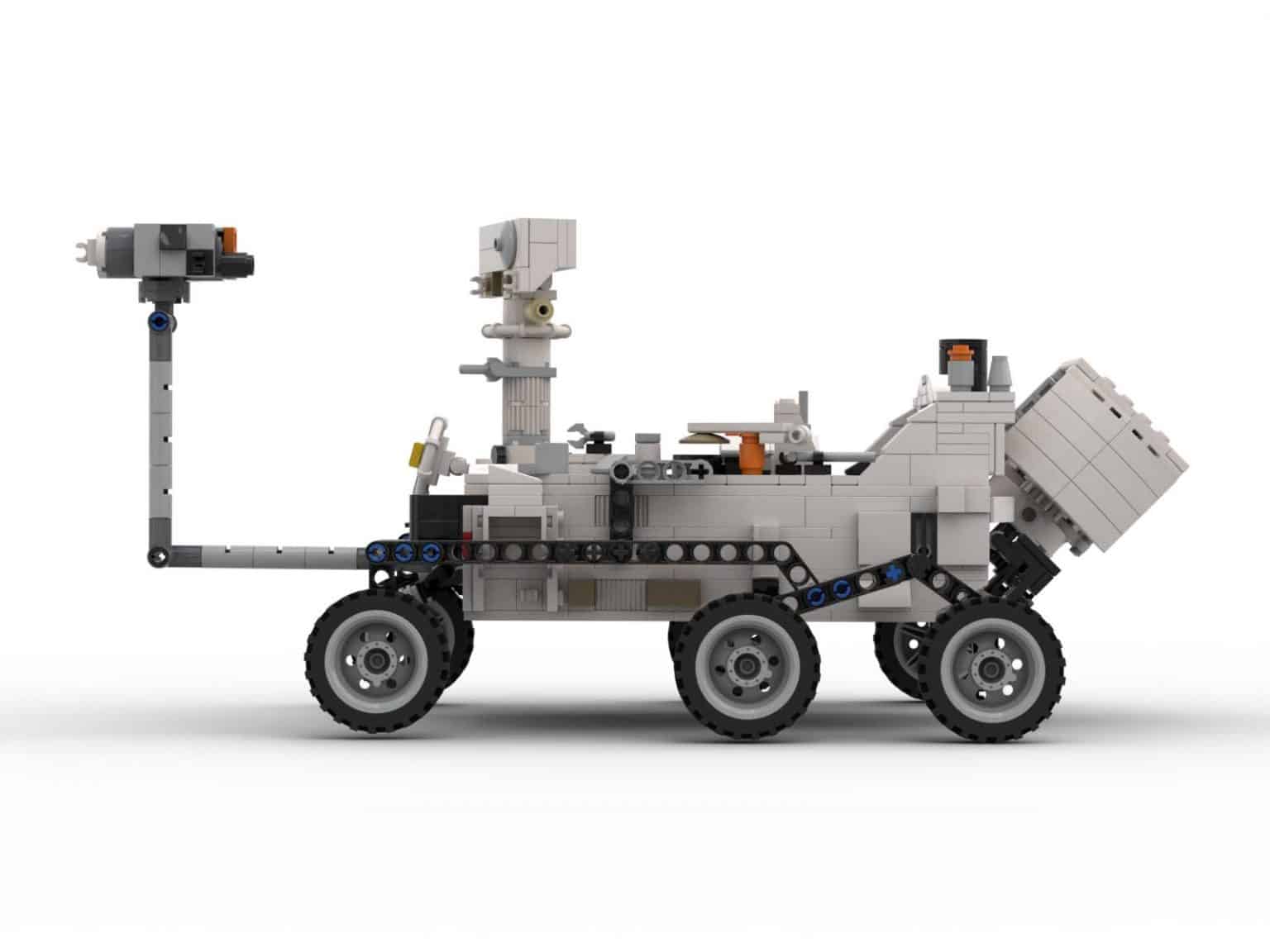 Nasa Perseverance Mars Rover Moc-48997 Space Shuttle 661pcs Building 