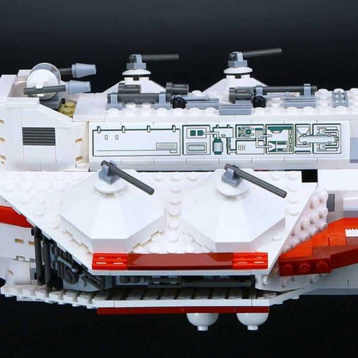 05046 11431 10019 mouldking Star Wars Tantive IV Rebel Blockade Runner Space Ship Building Blocks 7