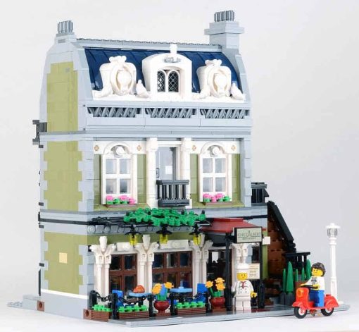10243 Parisian Restaurant 15010 84010 City Street View Ideas Creator Building blocks Kids Toy 4