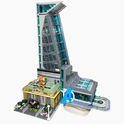 Marvel Avengers stark tower 76166 55120 Building blocks kids toy