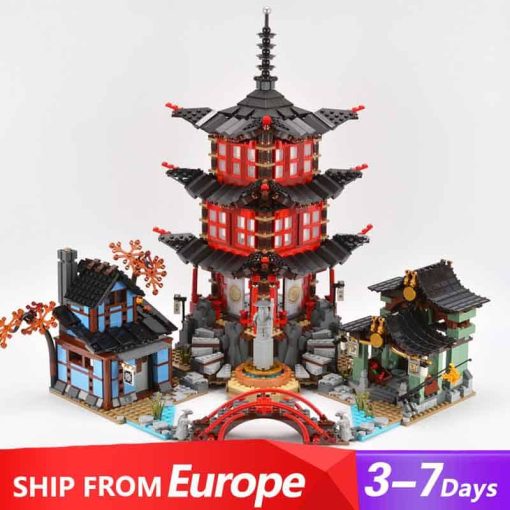 70751 06022 Ninjago Movie Temple of Airjitzu Building Blocks Kids toys gift 11
