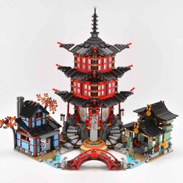 Ninjago Movie Temple Of Airjitzu 70751 Masters Of Spinjitzu 2152Pcs ...