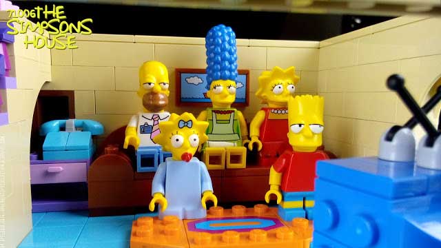 2021 NEU Bausteine Movie Series Sets 16005 Das Simpsons House Bricks Modell DE 