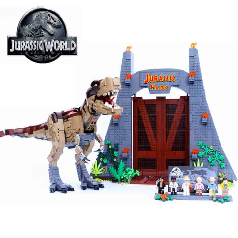 61001 Dinosaur Park Rex Rampage Building Blocks Set for Kids Birthday Toys Gifts 