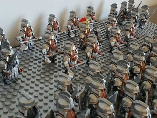 Lord Of The Rings Hobbit Dwarf Army Battalion 71 Minifigures Dain ...