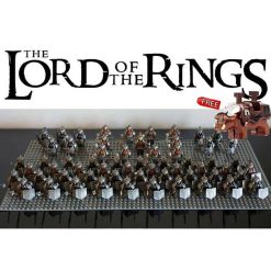 Minifigures Lord of the rings The hobbit Dwarf Sword Army battalion Dain Ironfoot
