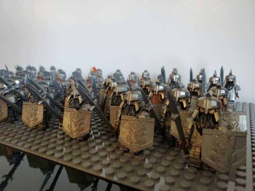 Lord of the rings hobbit dwarf minifigures army battalion kids toy gift 7