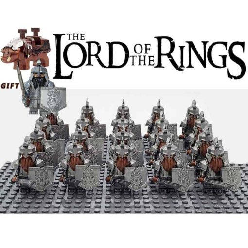 Minifigures Lord of the rings The hobbit Dwarf Sword Army Thorin Oakenshield