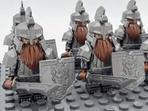 Lord of the rings hobbit dwarf minifigures axe army kids toy gift 4 1