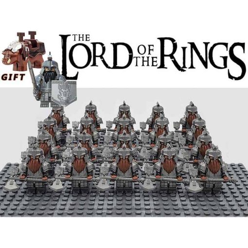 Minifigures Lord of the rings The hobbit Dwarf Axe Army Thorin Oakenshield