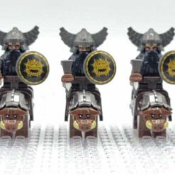 Lord of the rings hobbit dwarf minifigures hog riders army kids toy gift 2