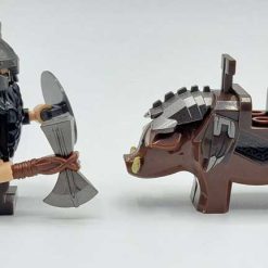 Lord of the rings hobbit dwarf minifigures hog riders army kids toy gift 4