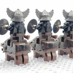 Lord of the rings hobbit dwarf minifigures hog riders army kids toy gift 5