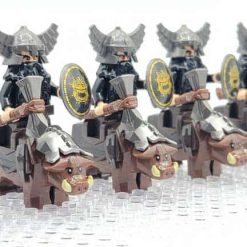 Lord of the rings hobbit dwarf minifigures hog riders army kids toy gift 6