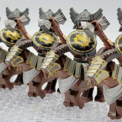 Lord of the rings hobbit dwarf minifigures ram riders army kids toy gift 5