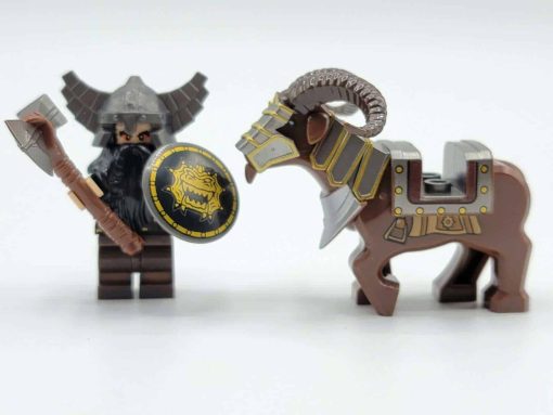 Lord of the rings hobbit dwarf minifigures ram riders army kids toy gift 8
