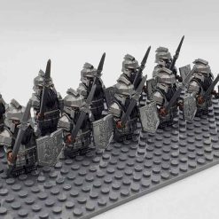 Lord of the rings hobbit dwarf minifigures spear army kids toy gift 5