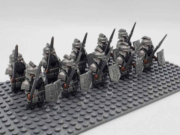 Lord Of The Rings Hobbit Dwarf Spear Army 22 Minifigures Dain Ironfoot ...