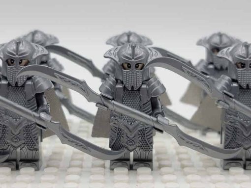 Lord of the rings hobbit elf minifigures Mirkwood Elven double blade Army kids toy gift king thranduil 2