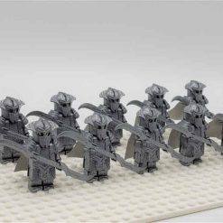 Lord of the rings hobbit elf minifigures Mirkwood Elven double blade Army kids toy gift king thranduil 6