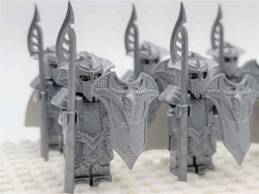 Lord of the rings hobbit elf minifigures Mirkwood Elven guard sword Army kids toy gift king thranduil 4