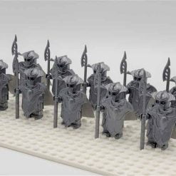 Lord of the rings hobbit elf minifigures Mirkwood Elven guard sword Army kids toy gift king thranduil 5