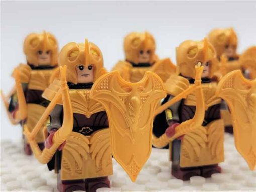Lord of the rings hobbit elf minifigures Mirkwood Elves light archer Army kids toy gift king thranduil 2