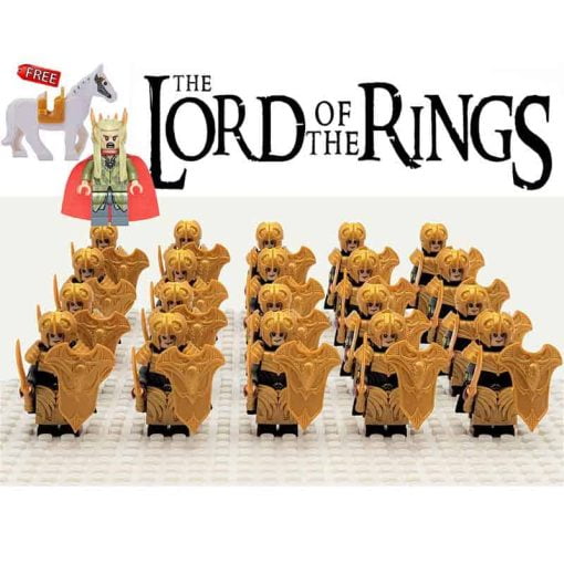 minifigures lord of the rings the hobbit battle of the five armies mirkwood elf elven light swords army kids toys