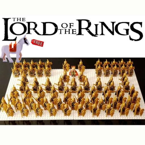 minifigures lord of the rings the hobbit elf army battalion kids toys