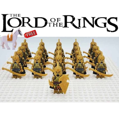 minifigures lord of the rings the hobbit elf guardian army kids toys