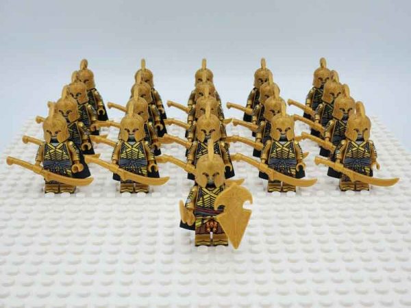 Lord Of The Rings Hobbit Elf Guardian Infantry Army 22 Minifigures Free ...